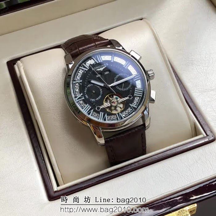 LONGINES浪琴 多功能新品 精品男士腕表 WSS0358